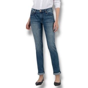 Kut From The Kloth Catherine Boyfriend Mid Rise Relaxed Fit Medium Wash Jeans 4